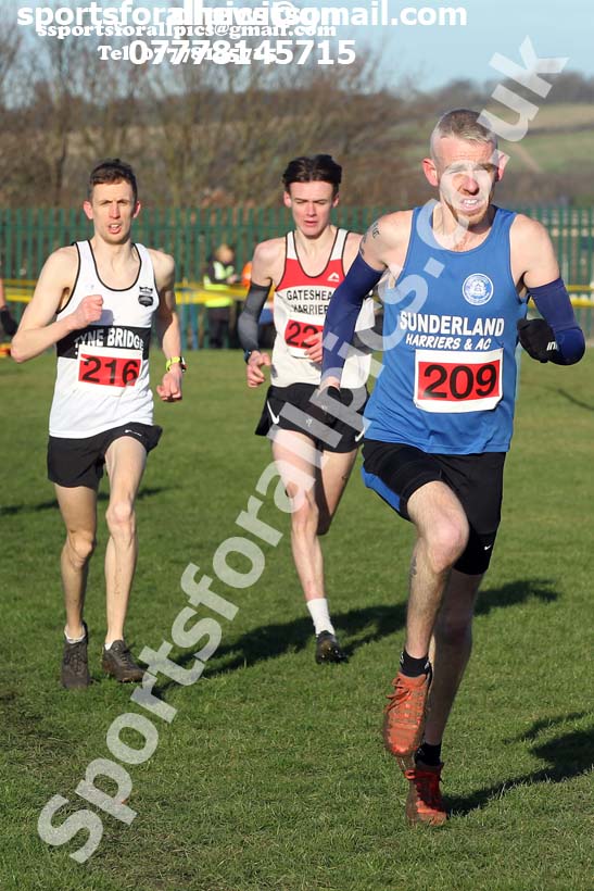 Senior mens 2020 Birtley Cross Country Relay, County Durham.  Photo: David T. Hewitson/Sports for All Pics